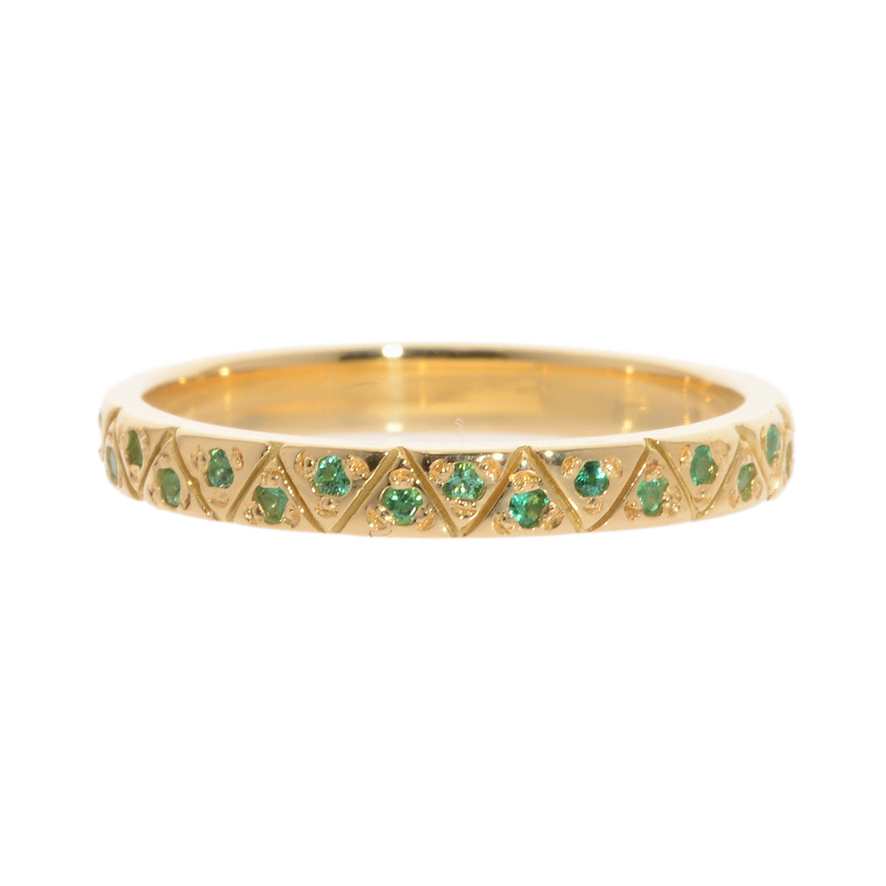 Gaia Eternity Band, Emerald