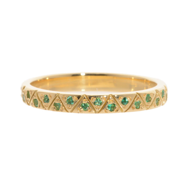 Gaia Eternity Band, Emerald